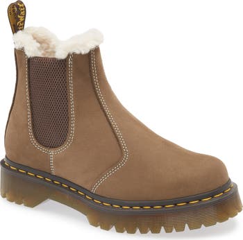 2976 Faux Shearling Lined Lug Sole Boot