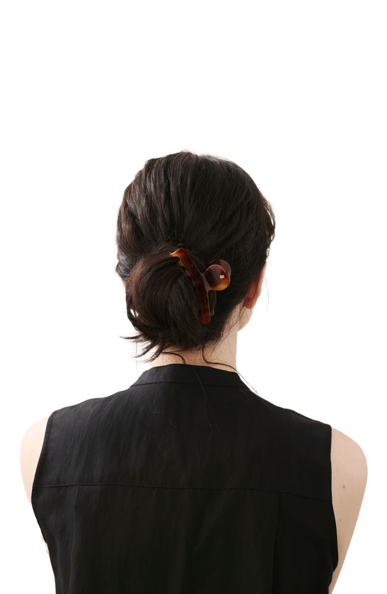 Alexandre de Paris Raspail Medium Acetate Hair Clip, Alternate, color, Tortoiseshell