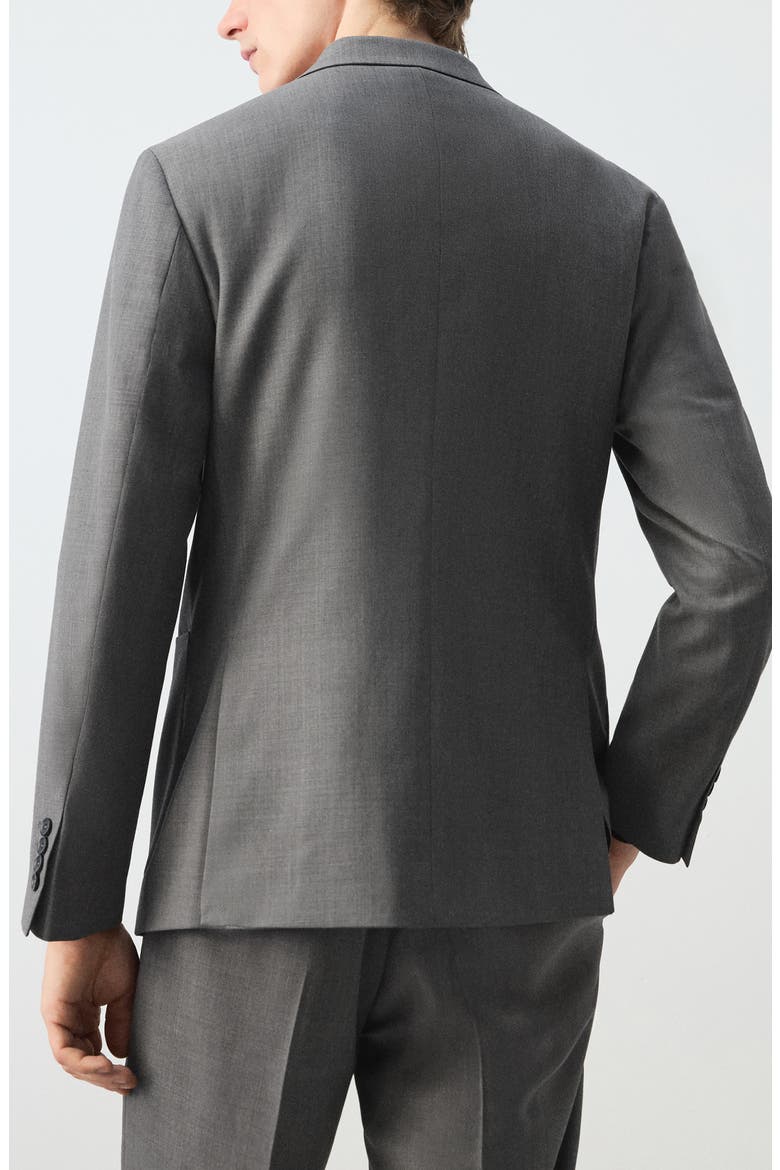 Ricardo Regular Fit Double Breasted Jacket, Alternate, color, GREY