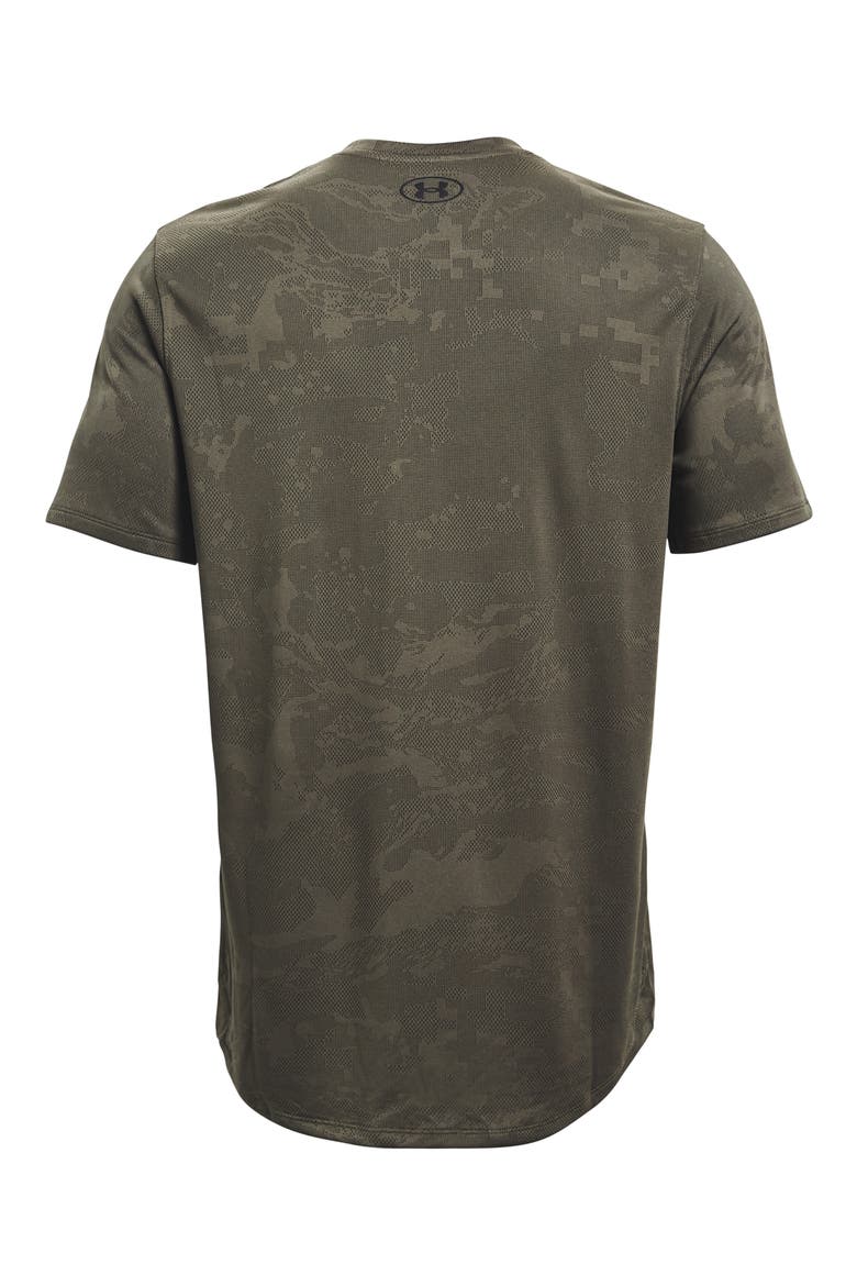Men's Training Vent Camo Performance T-Shirt, Alternate, color, VICTORY GREEN/ BLACK