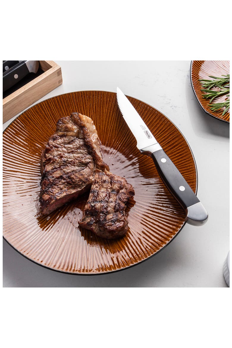 8-Piece Steak Knife Set, Alternate, color, BLACK