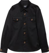 Versace Cotton Gabardine Overshirt