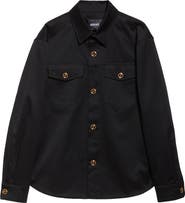 Versace Cotton Gabardine Overshirt