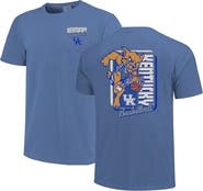 IMAGE ONE Men's Royal Kentucky Wildcats Comfort Colors Mascot Dunk T-Shirt