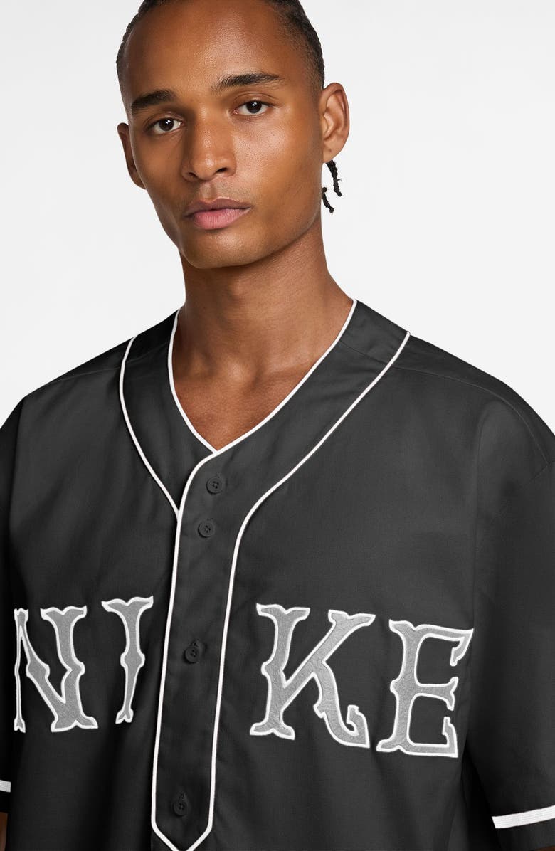 Nike Short-Sleeve Retro Sport T-Shirt, Alternate, color, Black/ White