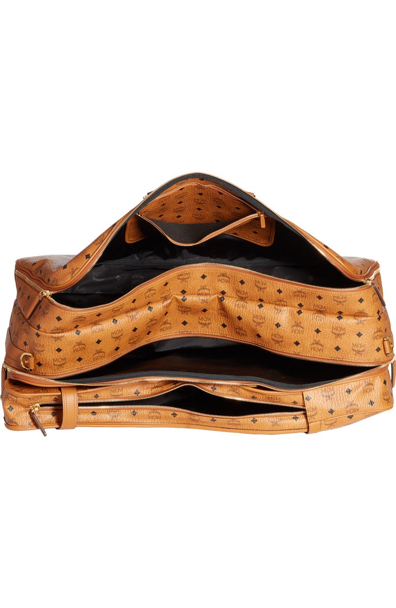 MCM Vintage Visetos Coated Canvas Tennis Bag, Alternate, color,