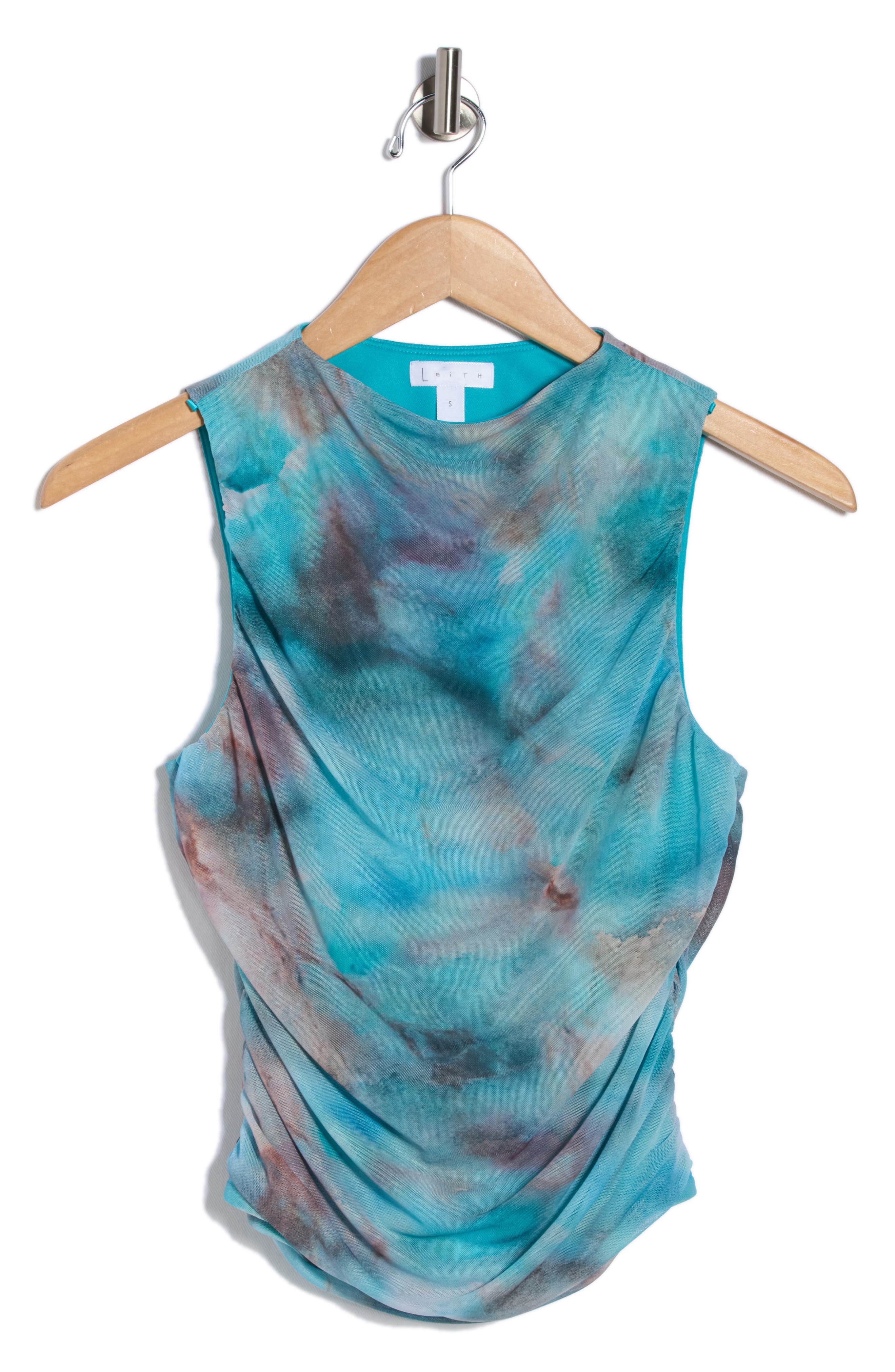 BLUE MINERAL PRINT