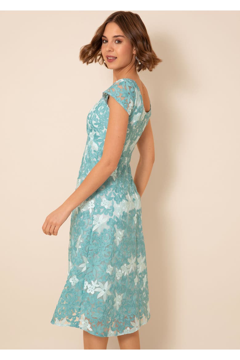 Charlotte Dress, Alternate, color, Antique Aqua