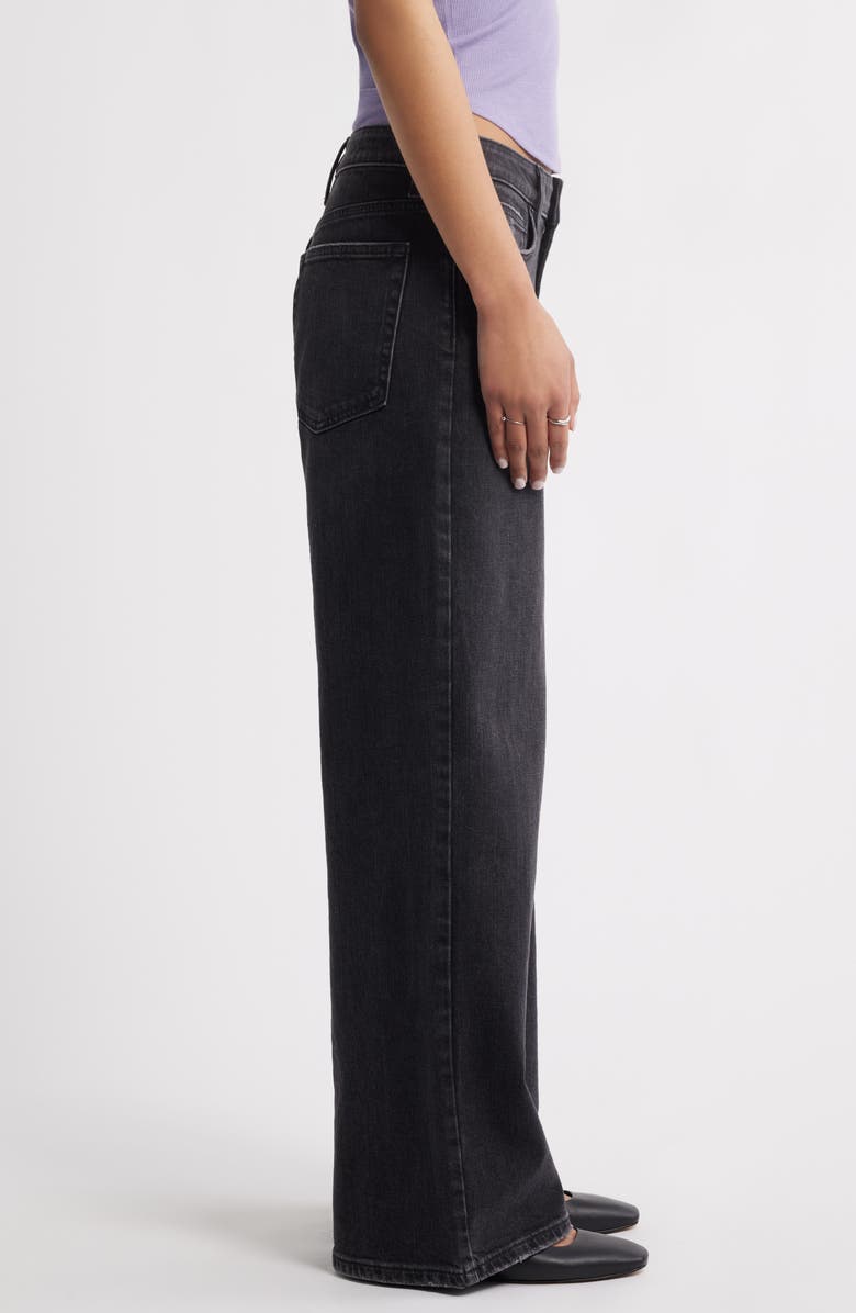 BP. Low Rise Baggy Wide Leg Jeans, Alternate, color, Washed Black