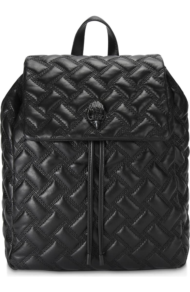Kurt Geiger London Kensington Drench Quilted Leather Backpack, Main, color,