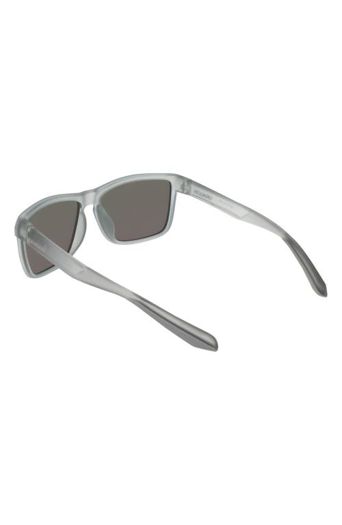 Dragon 58mm Rectangular Sunglasses In Matte Smoke/ Blue Mirror