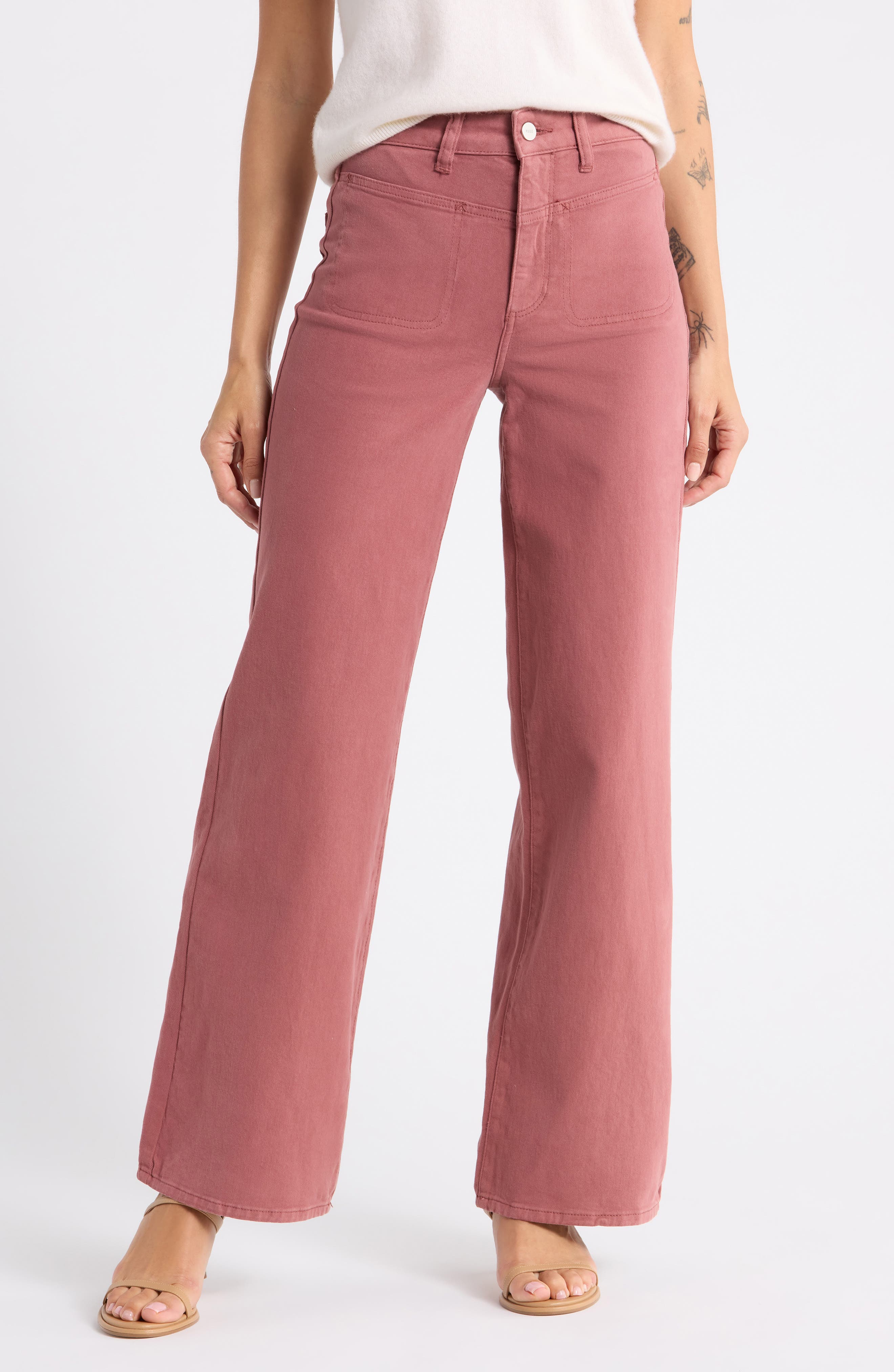 Anessa High Waist Wide Leg Jeans