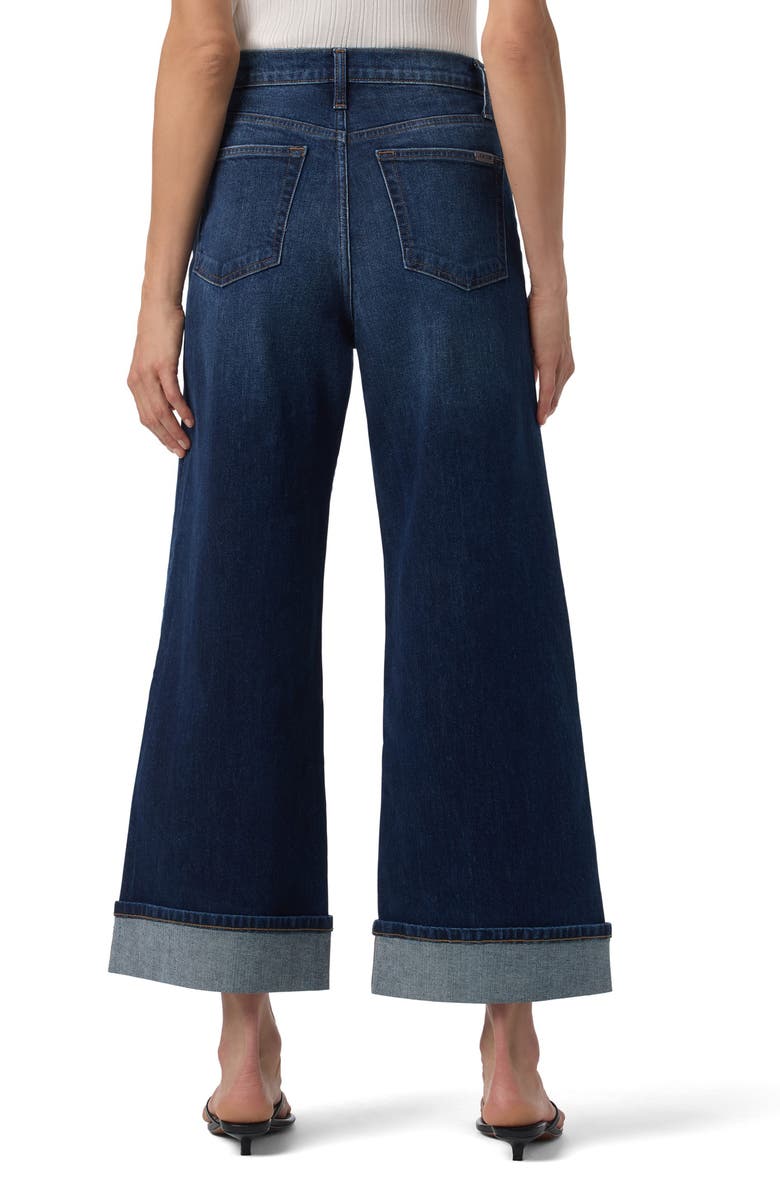 Joe's Cuffed High Waist Ankle Wide Leg Jeans, Alternate, color, Elfreda