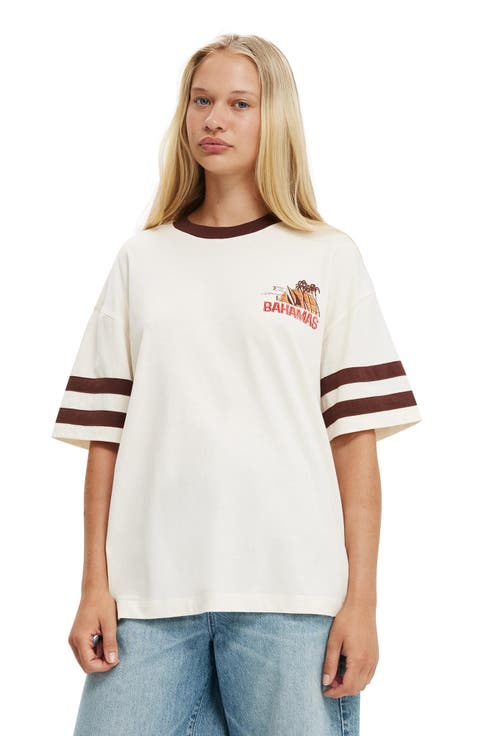 ★KODAK★ Graphic Ringer Short Sleeve T-Shirt Women IVORY Graphic Ringer Mini T-shirt - White | Levi's® CA