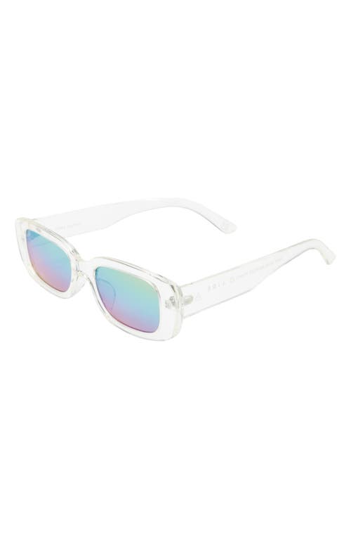 Aire Ceres 51mm Rectangular Sunglasses In Clear