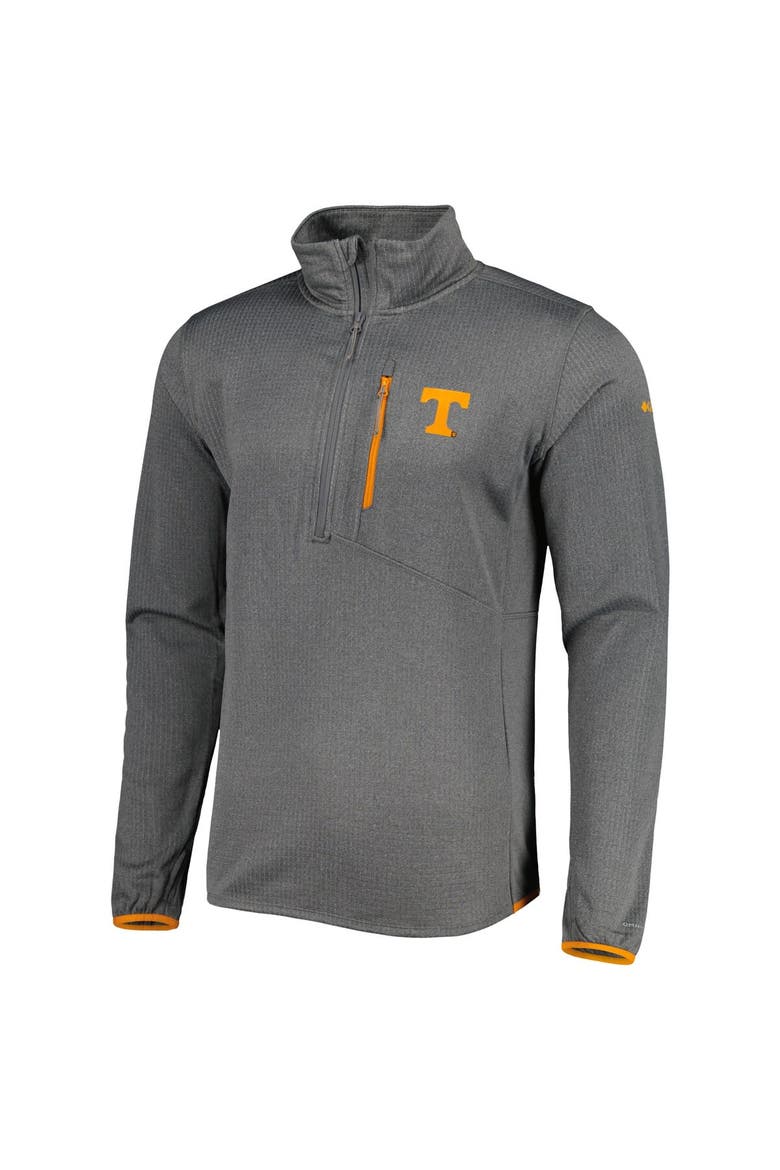 Men's Columbia Gray Tennessee Volunteers Park View Omni-Wick Half-Zip Top, Alternate, color, Gray