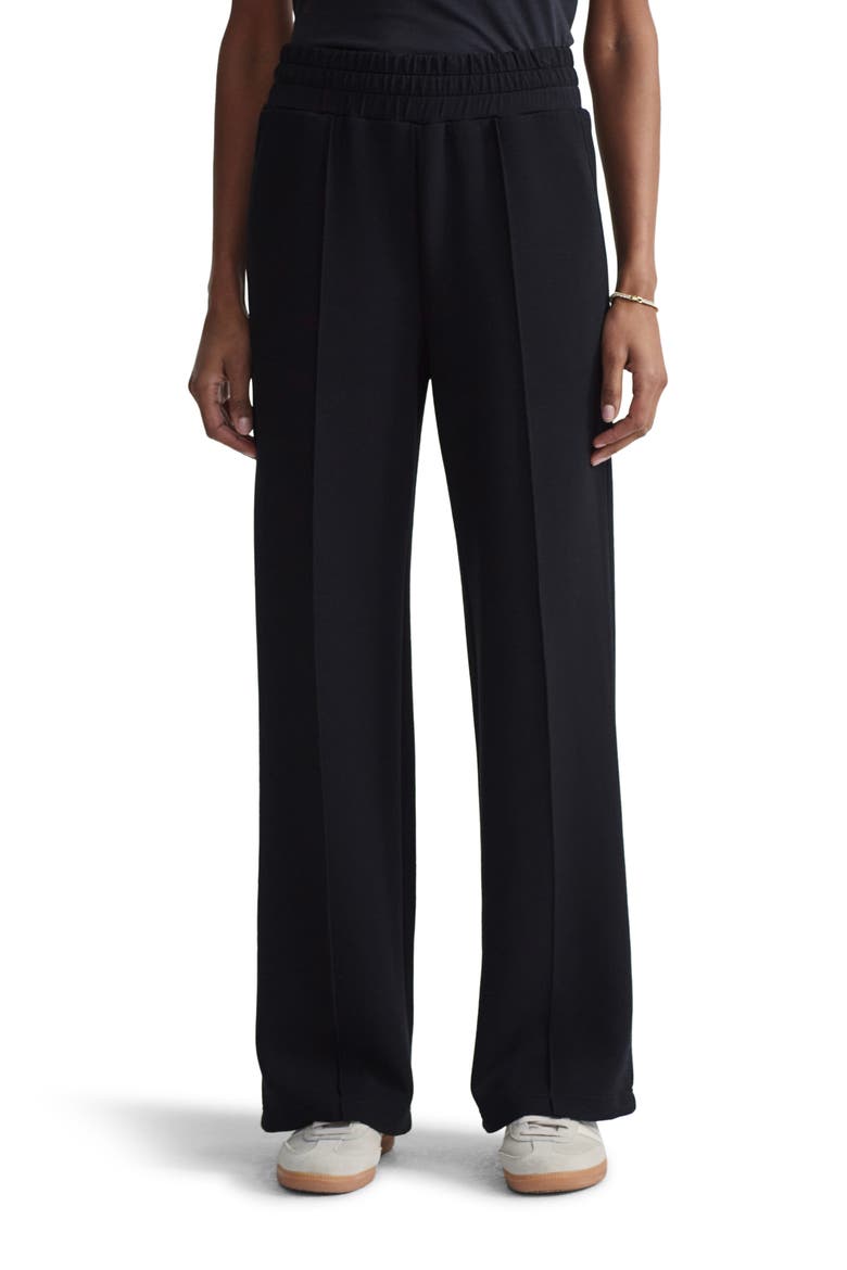 The Wide Leg 28-Inch Pants, Main, color, BLACK
