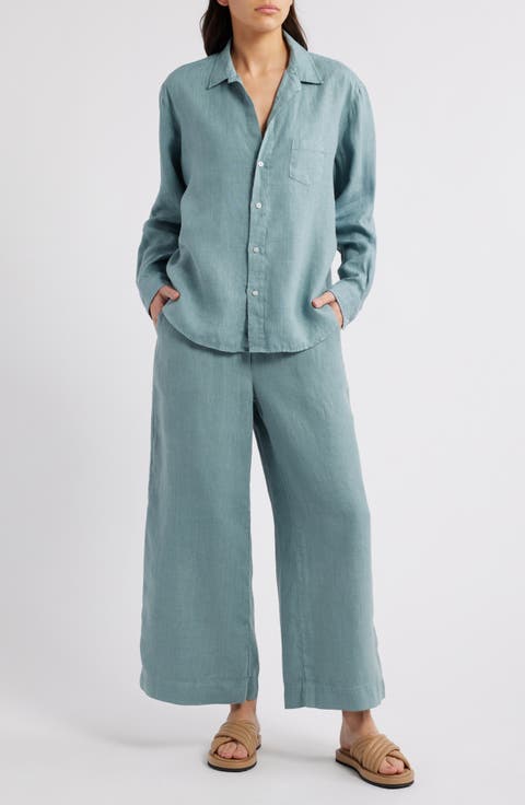 KIP & CO WALKING ON SUNSHINE LINEN SHIRT KIP & CO WALKING ON SUNSHINE LINEN SHIRT