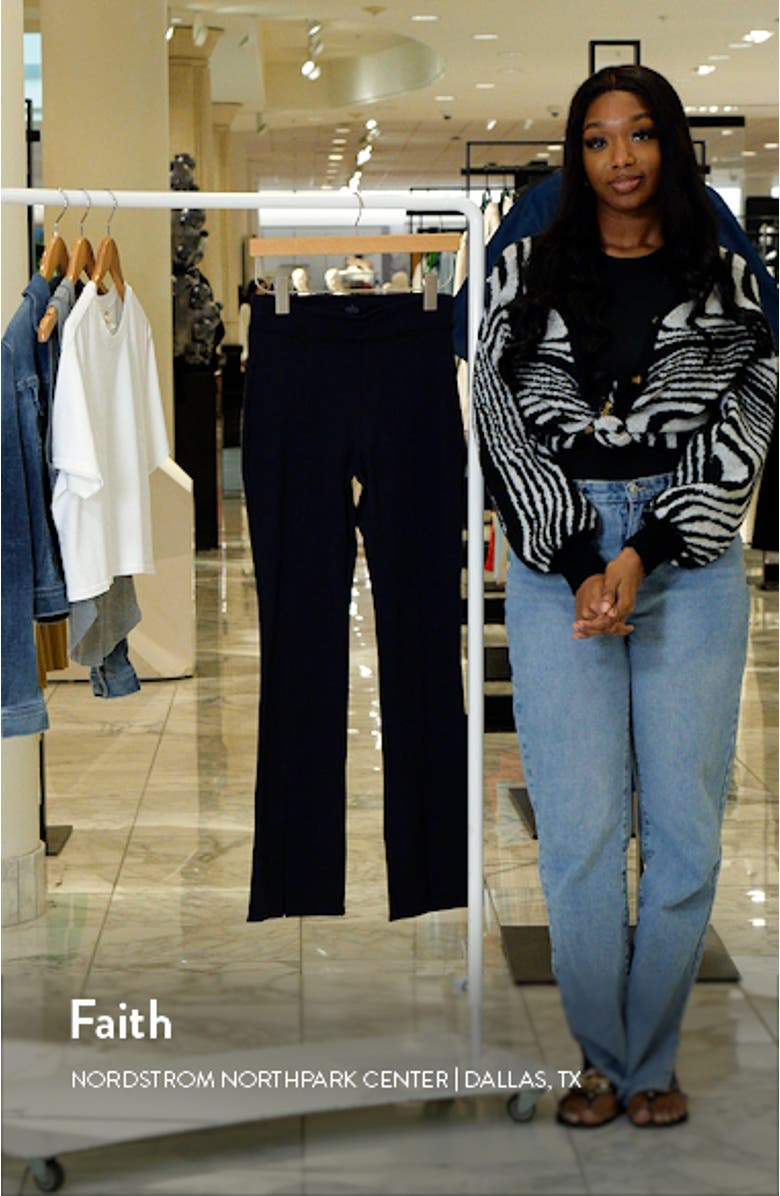 Airbrush High Waist Split Hem 7/8 Leggings, sales video thumbnail