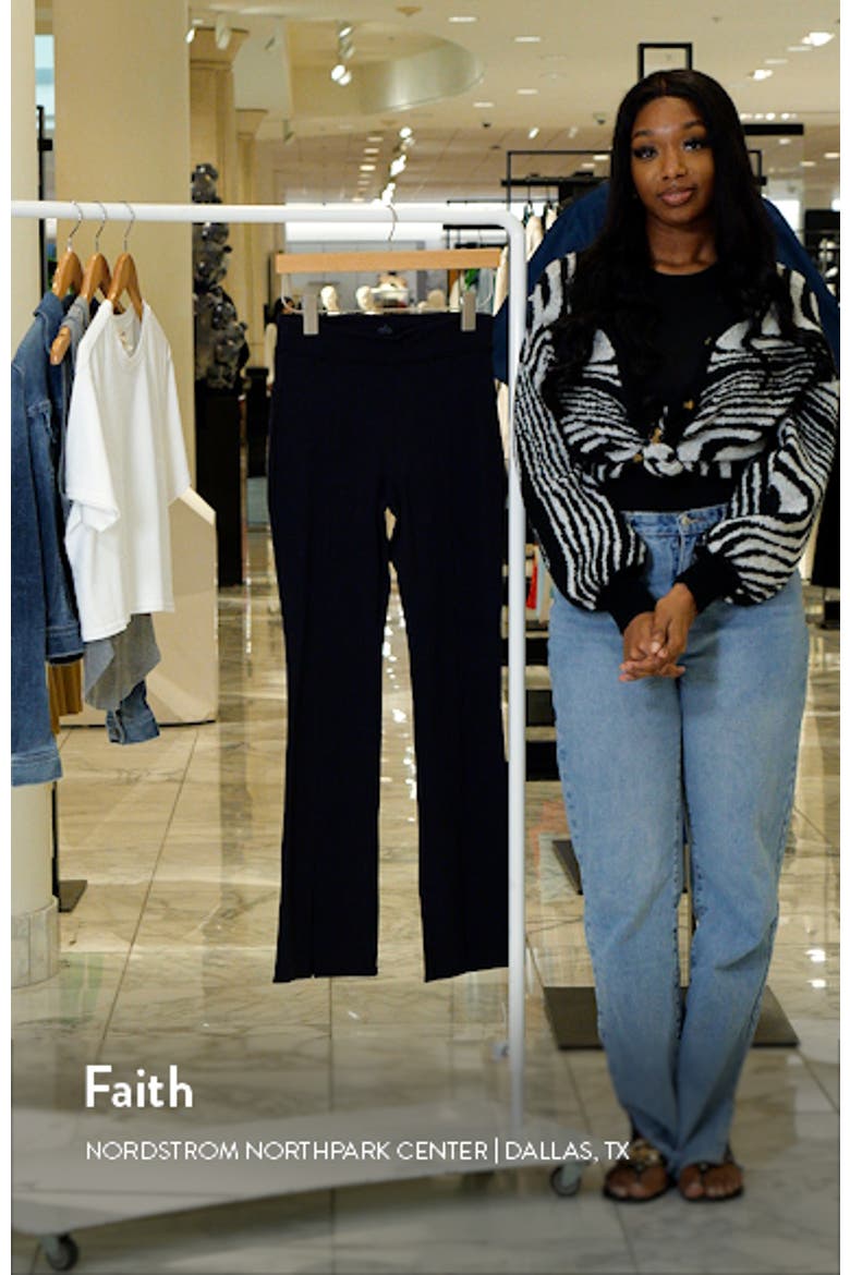Airbrush High Waist Split Hem 7/8 Leggings video