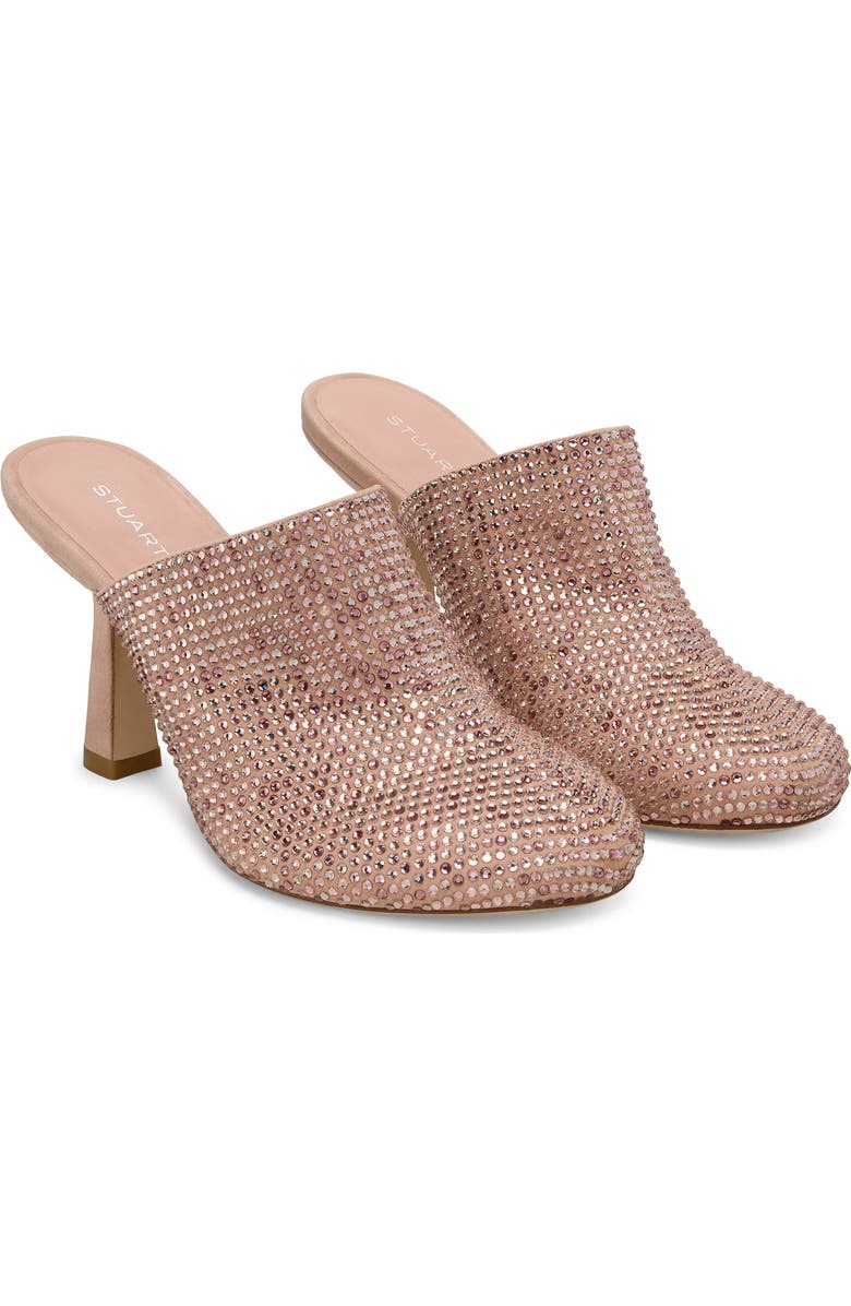 Stuart Weitzman Talia Shine Mule 85, Alternate, color, Blushful