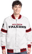 STARTER Men's Starter  White Atlanta Falcons Scout Full-Snap Varsity Jacket