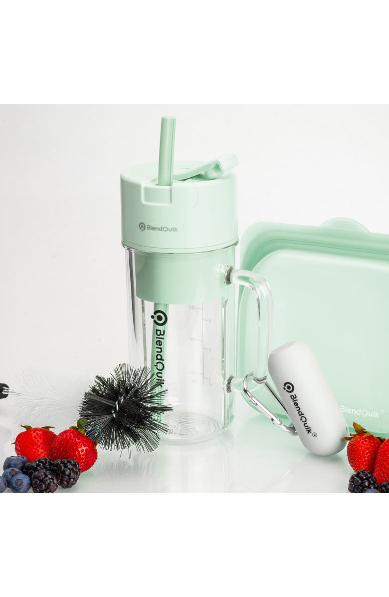 BlendQuik Complete Portable Blender Set, Main, color, Green