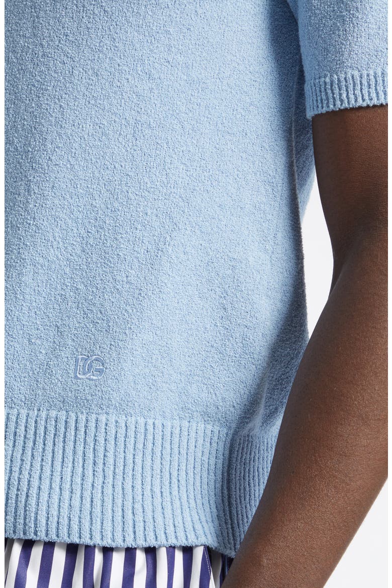 Terry Cloth Polo, Alternate, color, B6227 AZZURRO 6
