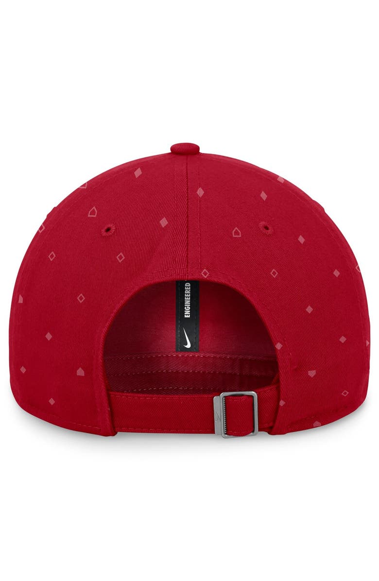 Nike Men's Nike Red St. Louis Cardinals Primetime Print Club Adjustable Hat, Alternate, color, Red