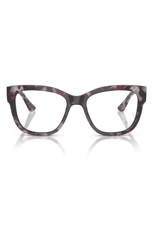 Vogue 53mm Square Optical Glasses In Grey Tort