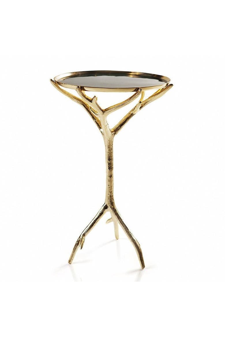 Manzanita Accent Table, Main, color, Oyster/Gold