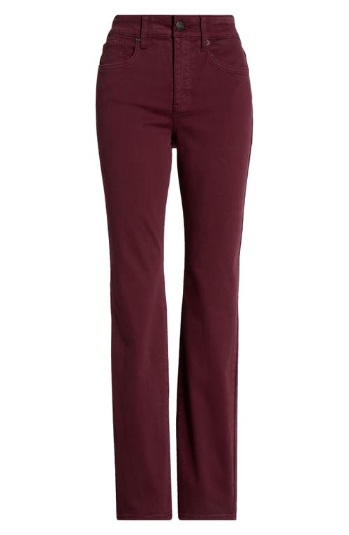 Nydj Marilyn High Waist Straight Leg Jeans In Red