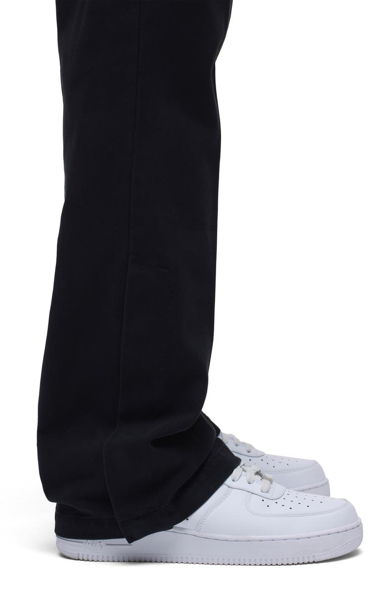 Hudson Jeans Walker Cotton Twill Trouser Pants, Alternate, color, Black Shade