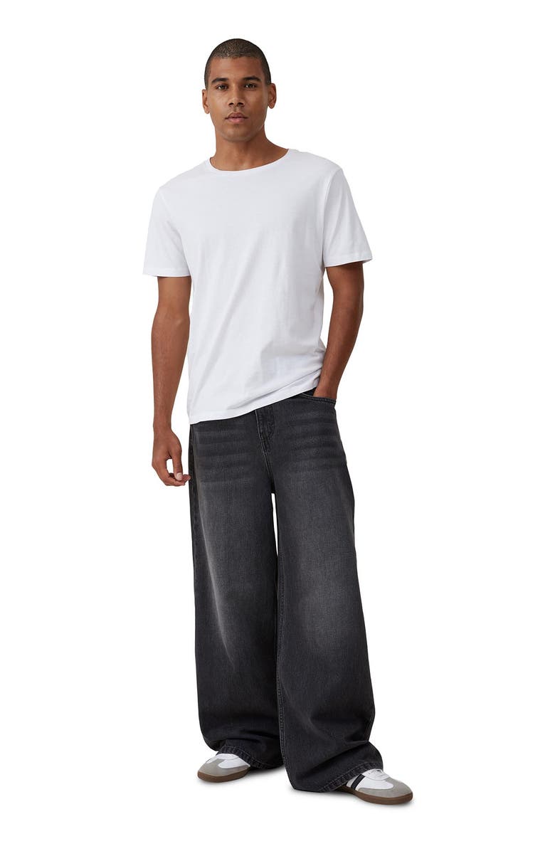 Cotton On Men's Super Baggy Jean, Alternate, color, Y2k Washed Black