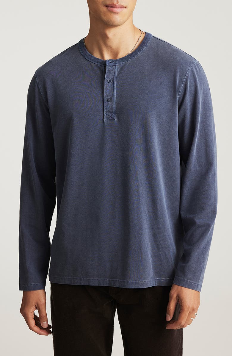 Mavi Jeans Long Sleeve Cotton Blend Henley, Main, color,