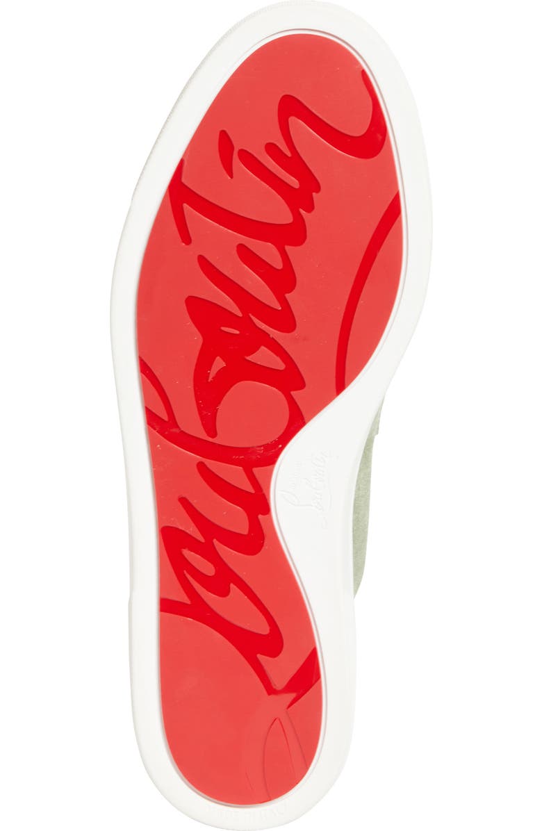 Christian Louboutin Chanme Pierced Loafer Mule, Alternate, color, Haiiro