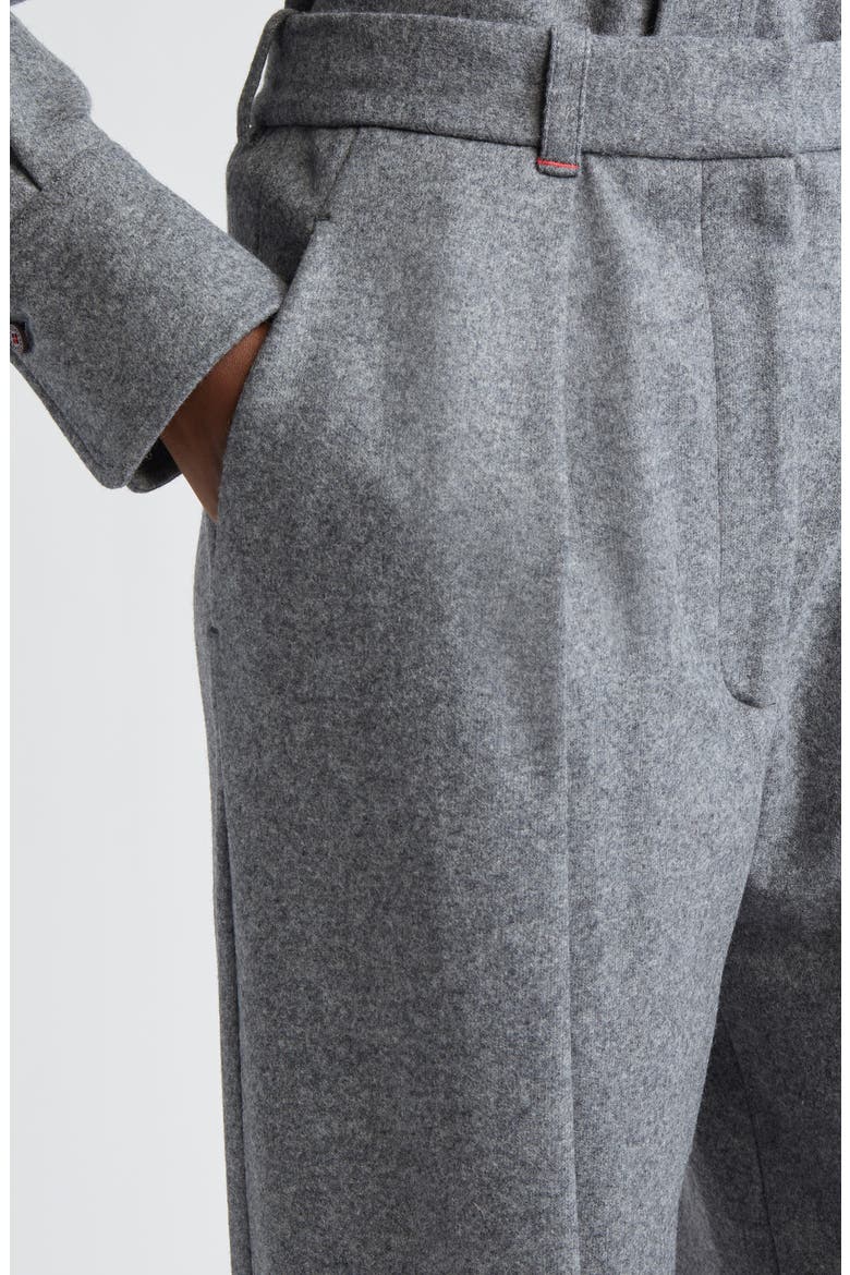 Pleated Wide Leg Wool & Cashmere Trousers (Women) | Nordstrom