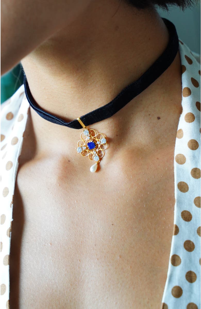 RC RETRO CHIC Orchid Dream Choker, Alternate, color,