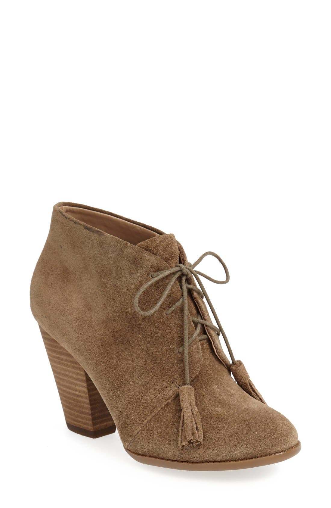 'Tallie' Lace-Up Bootie, Main, color, ARMY
