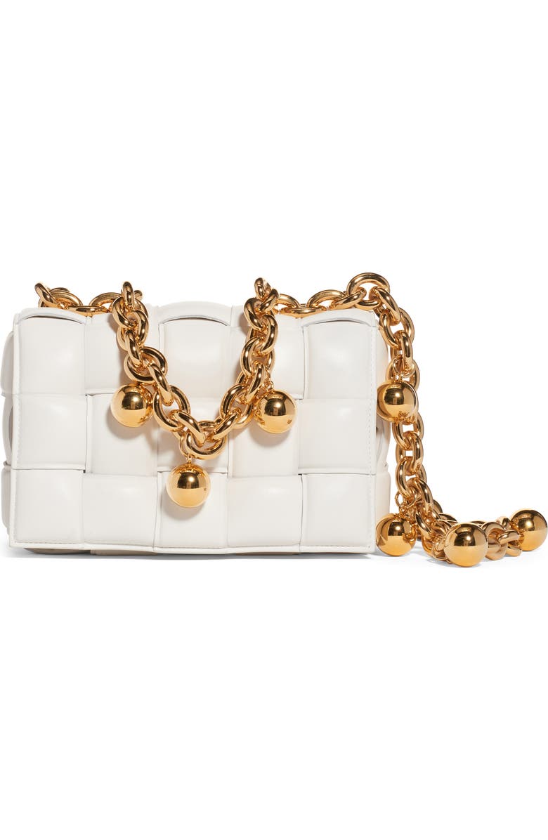 Bottega Veneta The Chain Padded Cassette Leather Crossbody Bag, Main, color,