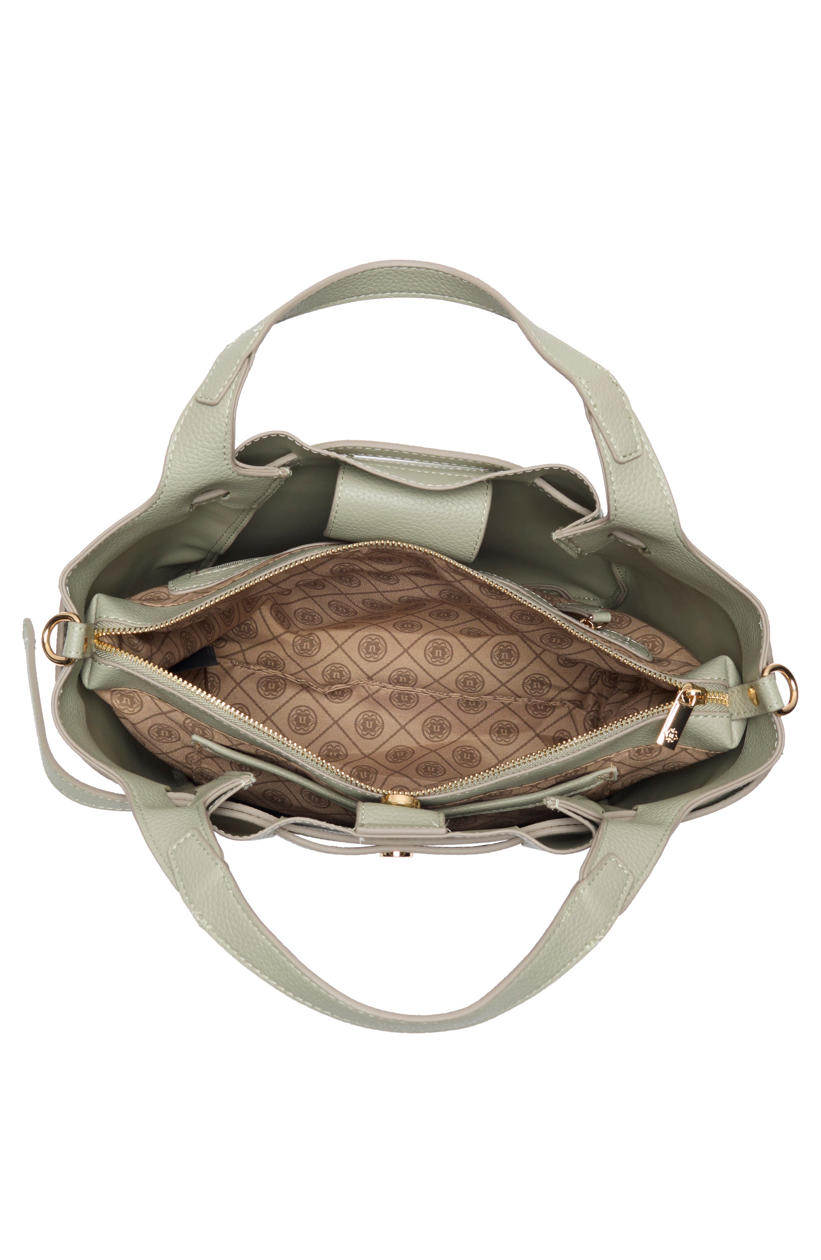 Nanette Lepore Walden Belted Satchel Bag, Alternate, color, Clary Sage