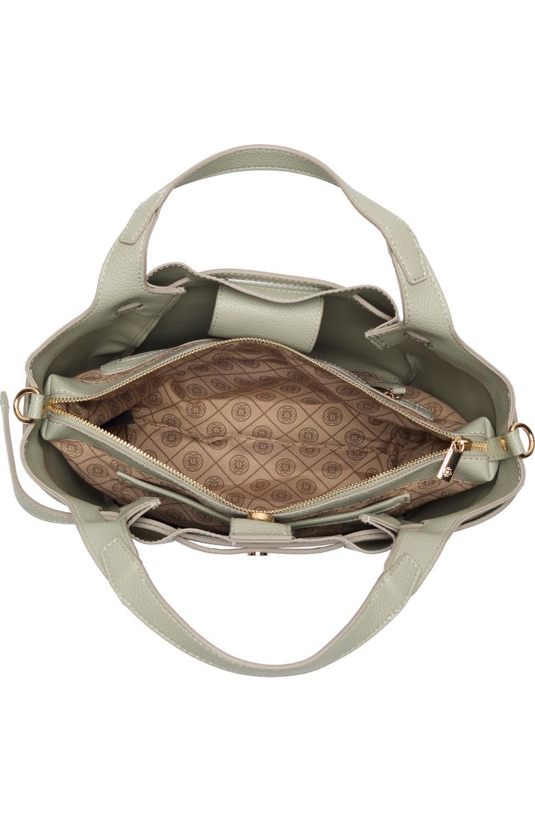 Nanette Lepore Walden Belted Satchel Bag, Alternate, color, Clary Sage