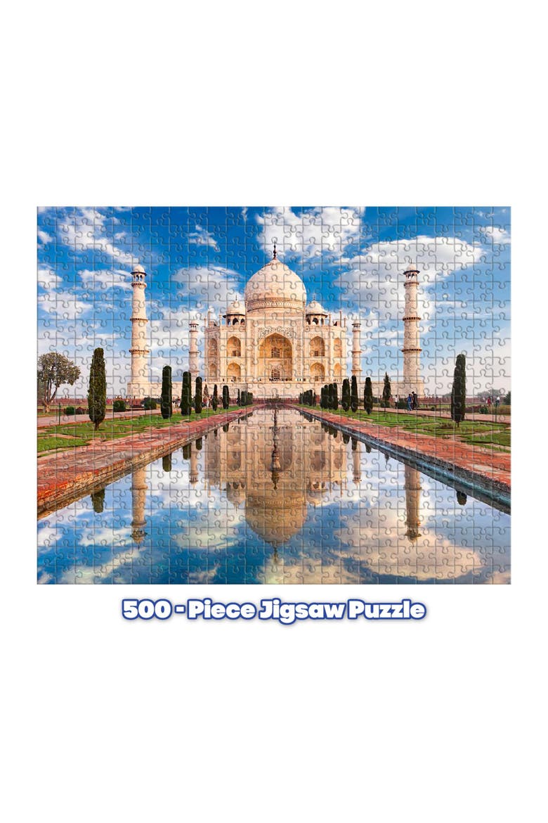 Taj Mahal At Sunrise India Puzzle For Adults And Kids | 500 Piece Jigsaw Puzzle, Alternate, color, Multi-Color
