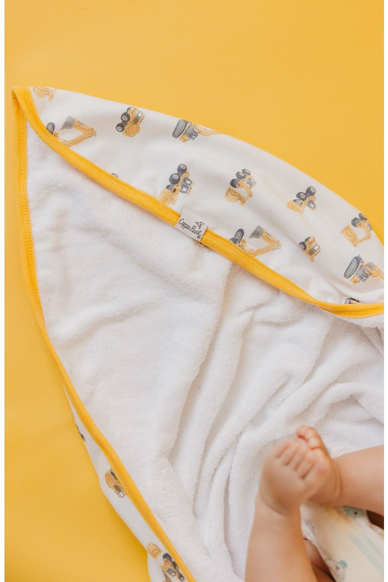 Dozer Hooded Towel, Alternate, color, DOZER