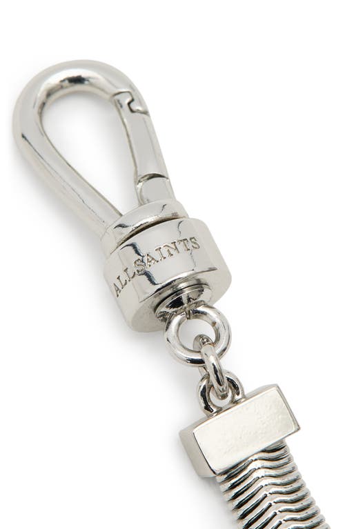 Allsaints Eden Snake Chain Bracelet In Silver