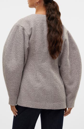 Nina Felted One-Button Blazer