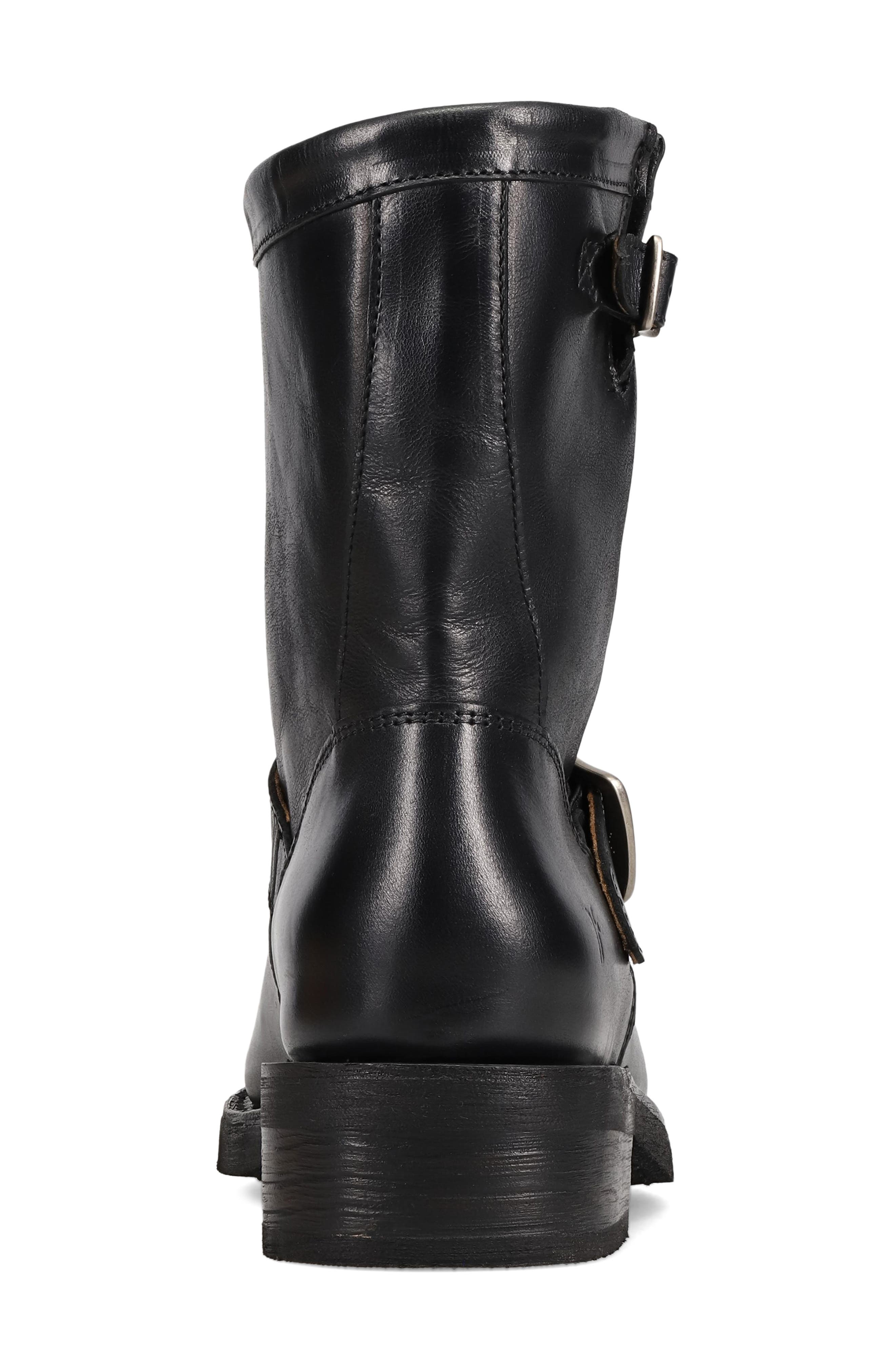 Viv Short Engineer Boot, Alternate, color, BLACK