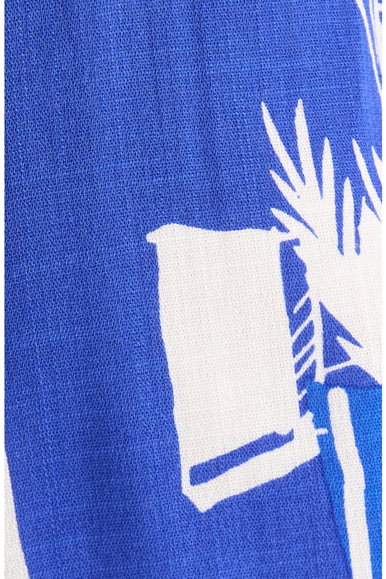 Mims Town Print Drawstring Shorts, Alternate, color, WHITE-BLUE-MULTI