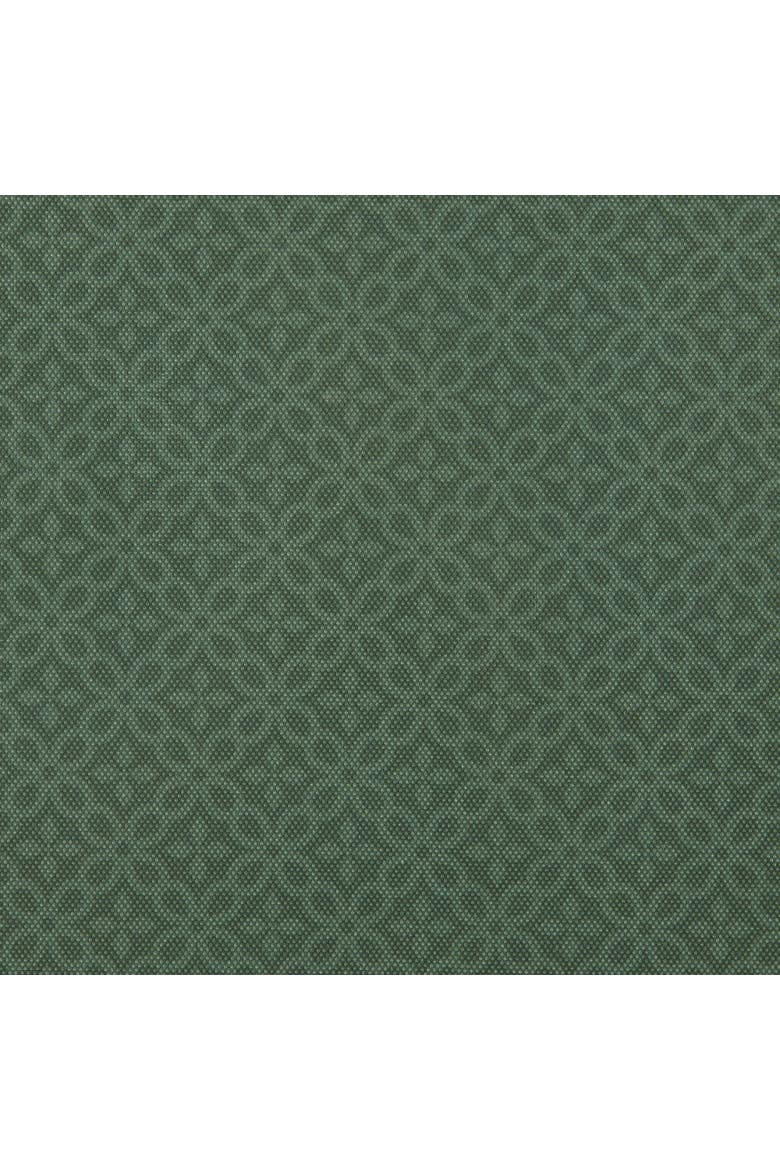 Tonal Lattice Print Outdoor Tablecloth With Zipper, Alternate, color, Artichoke Green