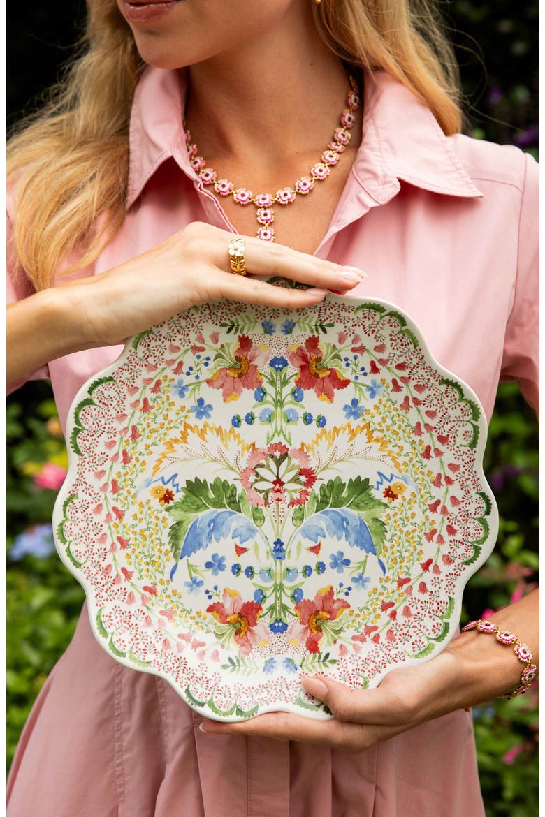 Sofia Dinner Plate, Alternate, color, MULTI PINK